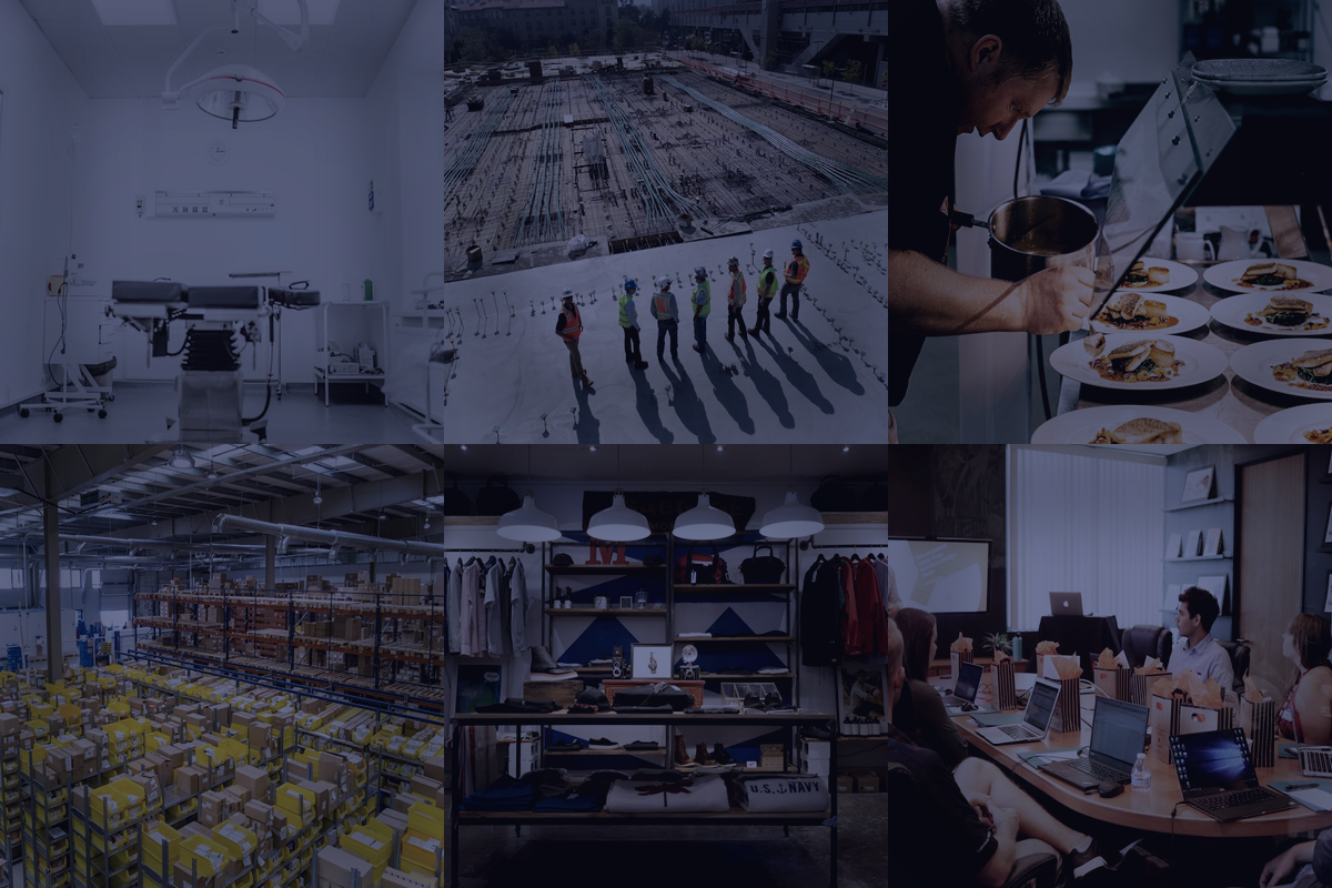 Sectores: salud, construcción, hostelería, logística, comercio y oficinas